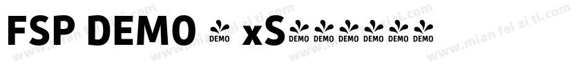 FSP DEMO - xS字体转换